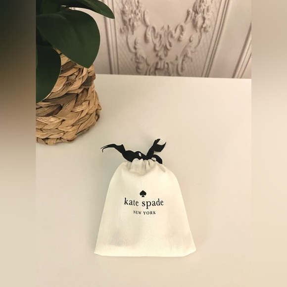 Kate Spade Blue glass marble gold cuff style bracelet. Has a K. Spade bag!! - Picture 4 of 4